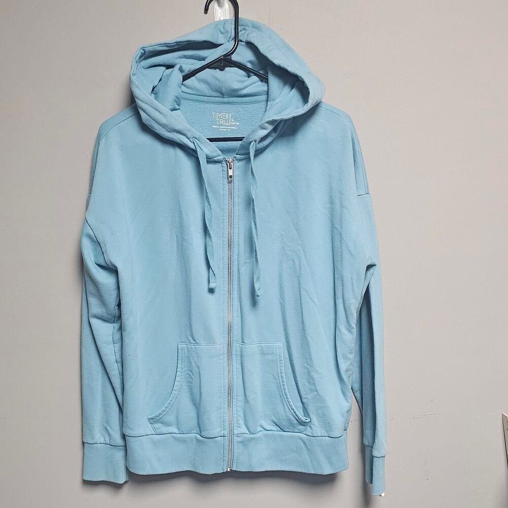 Time-and-tru Women's Blue Hoodie